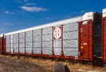 BNSF 300178, 89-ft Bi-Level Autorack car NEW at BRC Clearing Yard